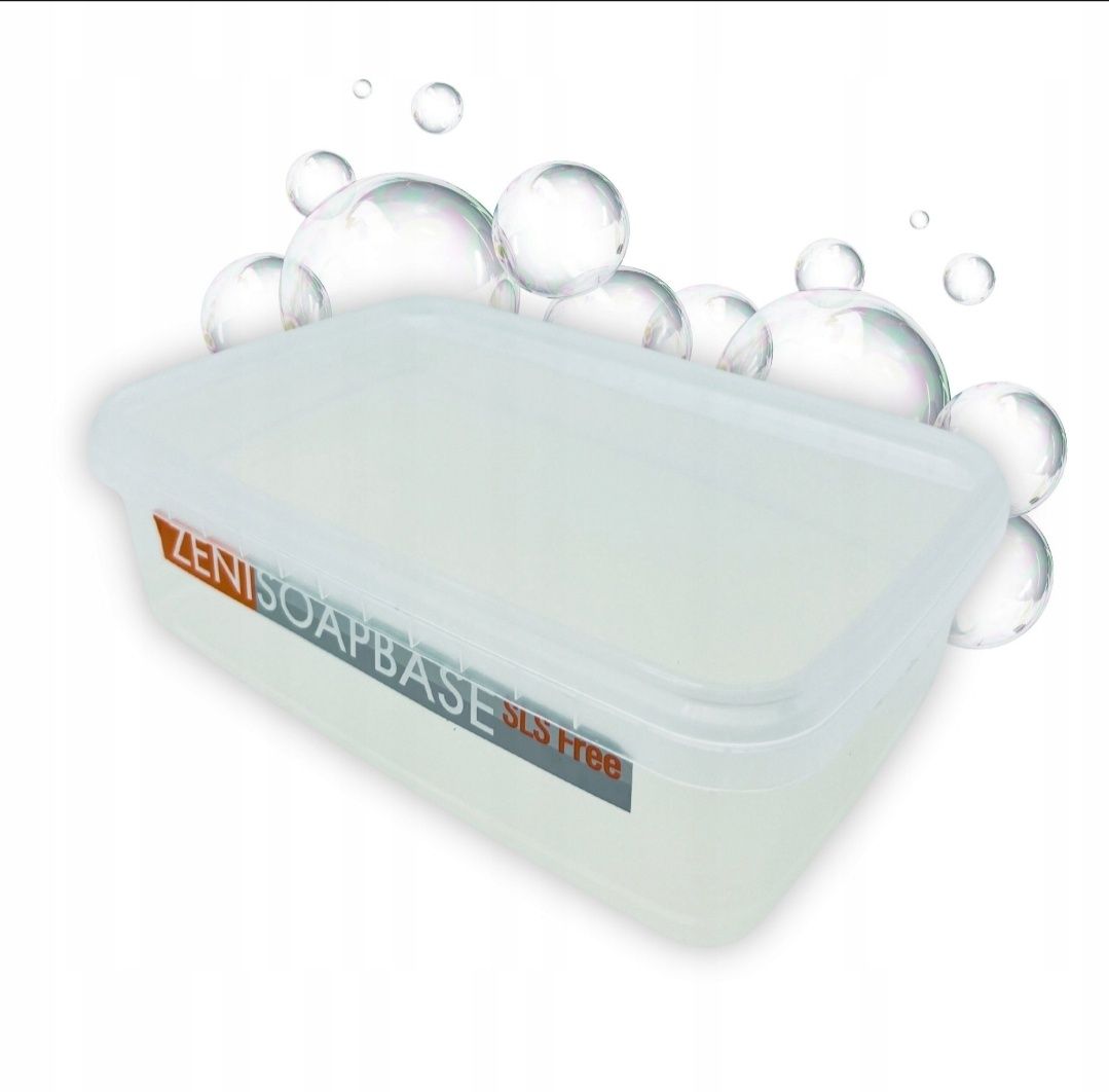 Baza mydlana transparentna ekstra przeźroczysta bez SLS PREMIUM 1kg