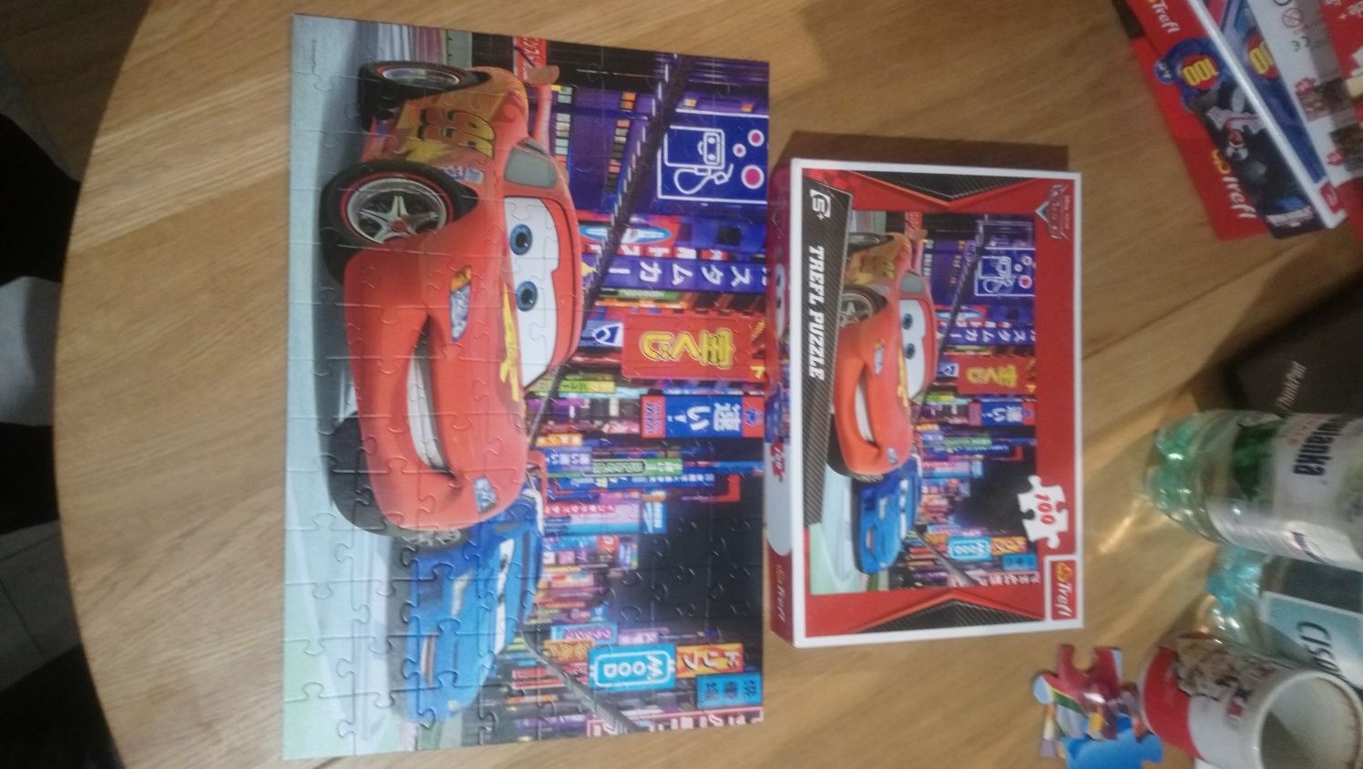 Puzzle auto cars 104 jak nowe trefl 100