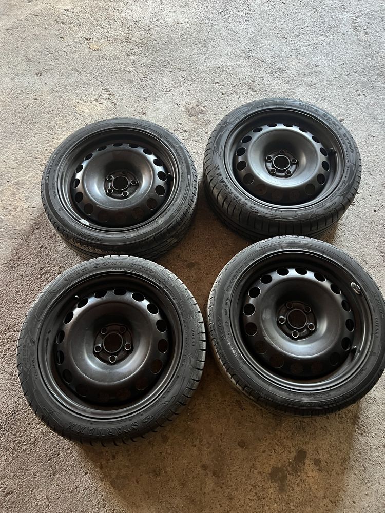 Jantes 16 5x100 com pneus 205/45/16