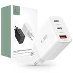 Tech-Protect Nc30W 3-Port Network Charger Pd30W/Qc3.0 White