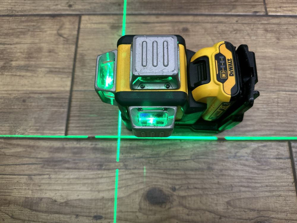 Laser samopoziomujący 360° DeWalt DCE089G + bateria 2AH + DCB107