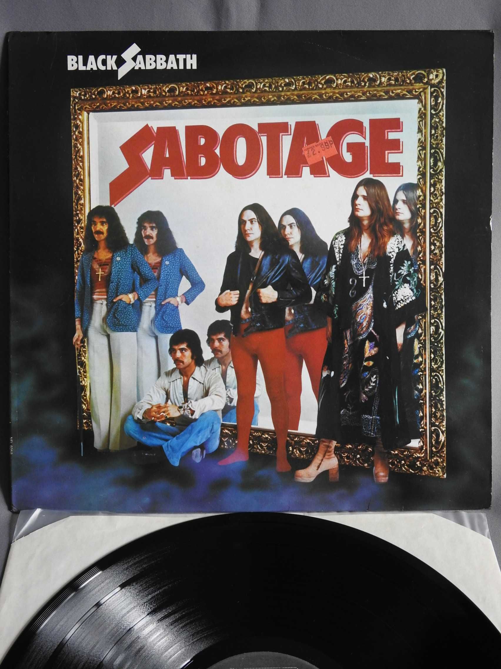 Black Sabbath Sabotage LP 1975 пластинка re1982 Ireland / UK EX+