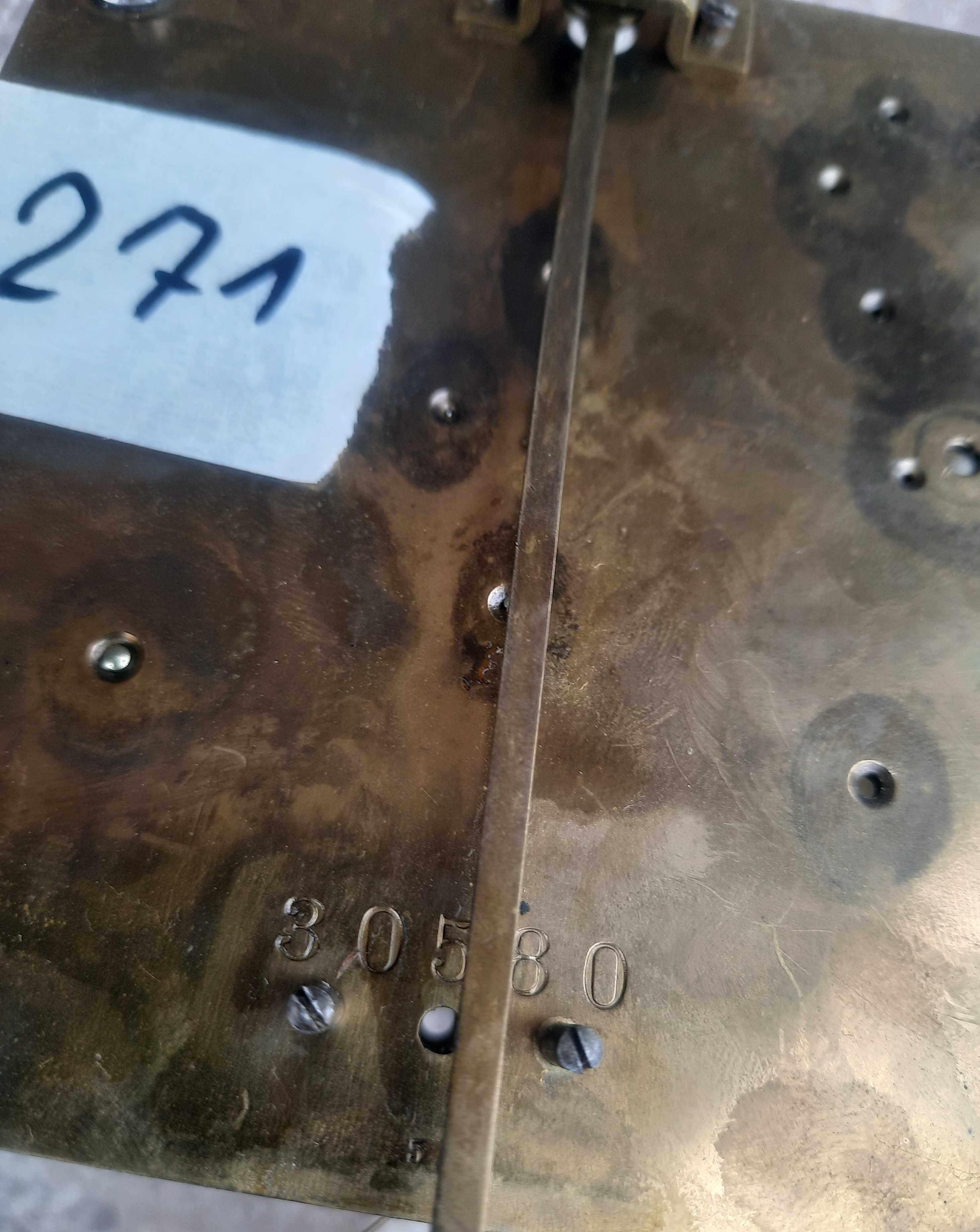 271 Mechanizm zegara żyłkowego linkowego niekompletny