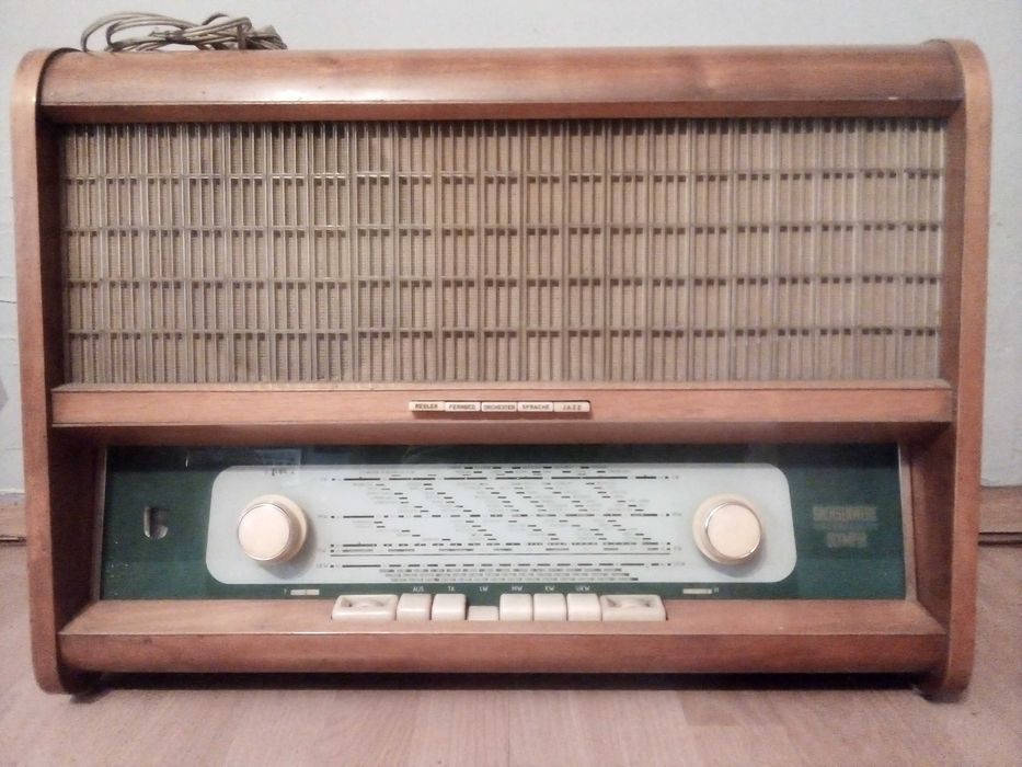 lampowe radio Olimpia sprawne rodinne antyk prl