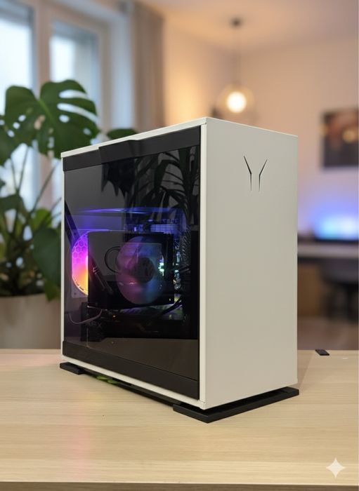 Biały komputer gamingowy PC do gier RX 580/16gb ram/xeonv4/512ssd