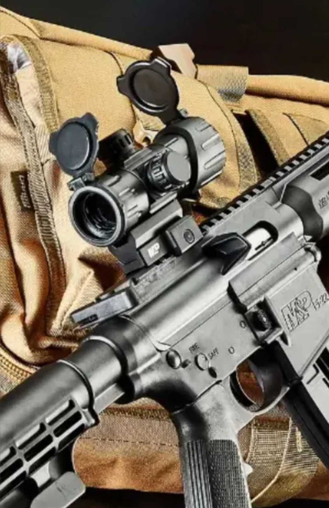 Smith & Wesson MP-100 4 MOA  Mira óptica de ponto vermelho e verde