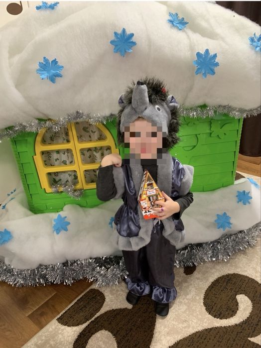 Дитячий новорічний костюм їжачка