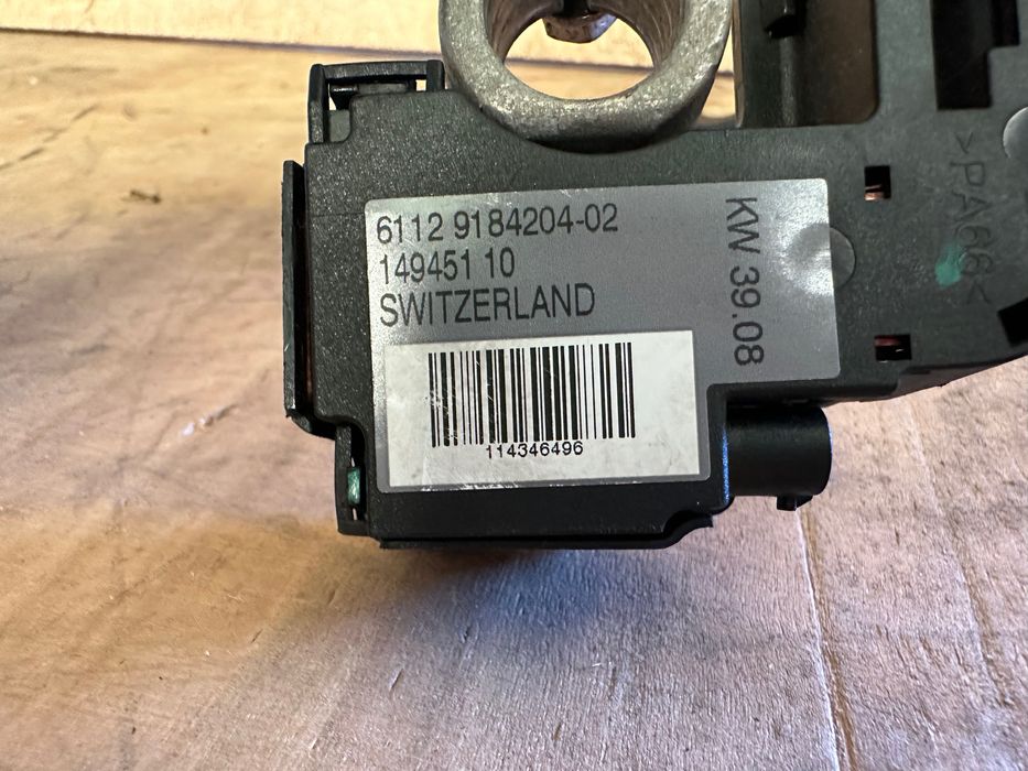 Cabo negativo da Bateria IBS BMW E60 E61 520D 525D 530D 1494.51.10