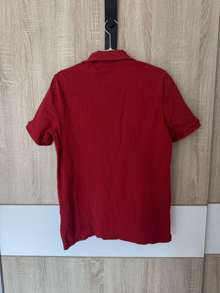 Koszulka Polo Ralph Lauren S czerwona elegancka logowana damska