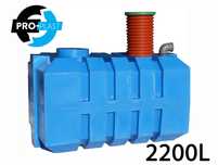 Zbiornik - Deszczówka 2200L Beczka - Szambo ATEST PZH