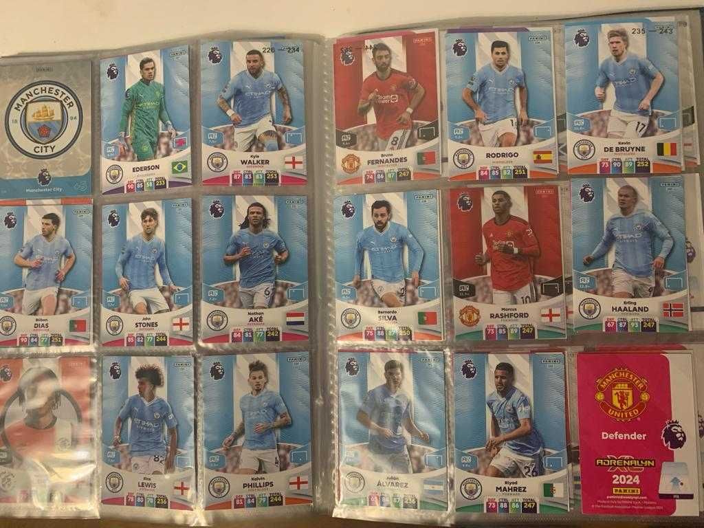 Panini Adrenalyn XL Premier League 23/24 (300 cartas, arquivador)