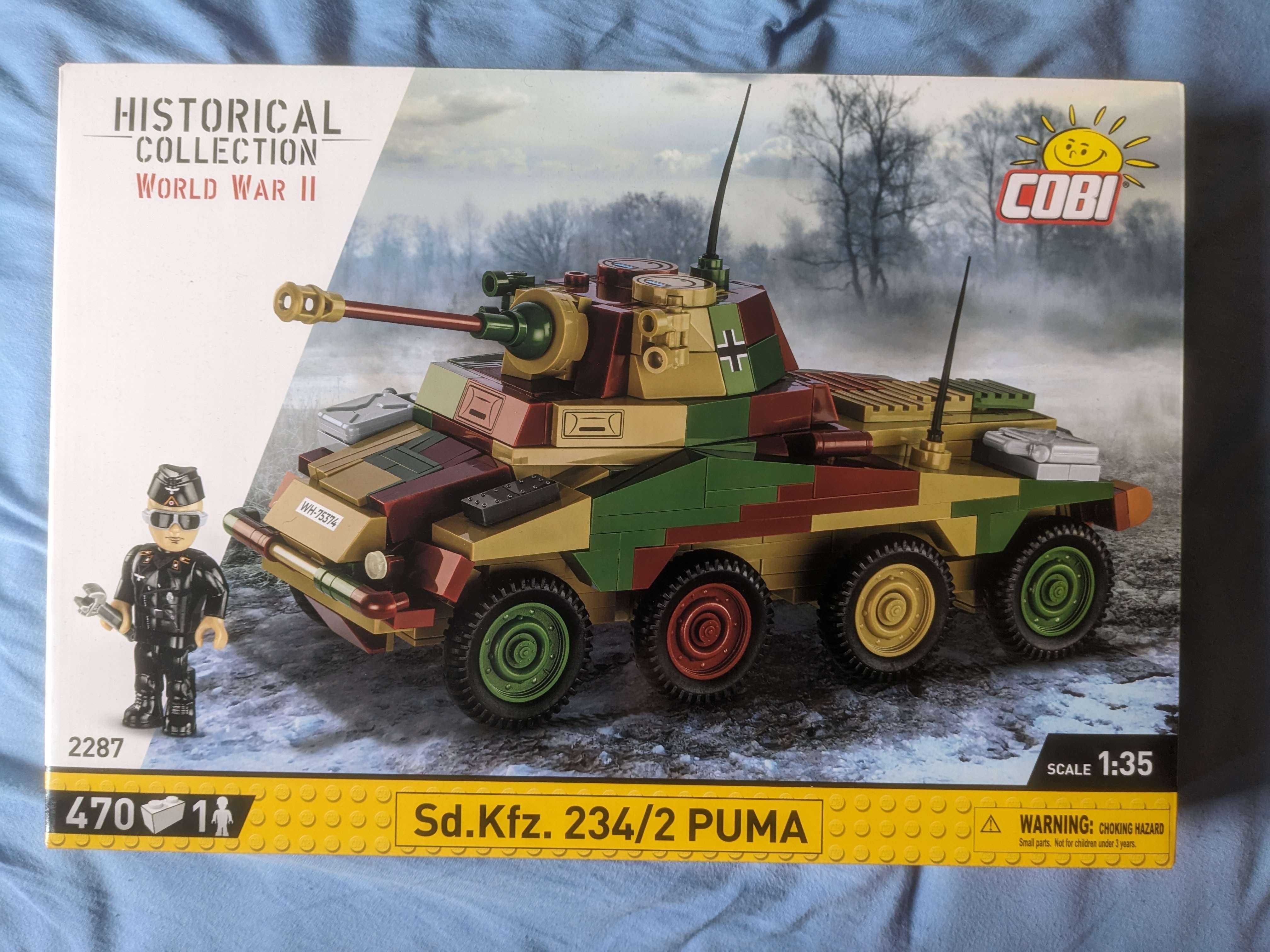 NOWY i Tani zestaw COBI 2287 Sdkfz 234/2 PUMA