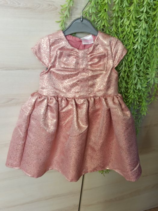 Sg Piękna sukienka 86 , 92 wizytowa balowa urocza sukienka 86 , 92