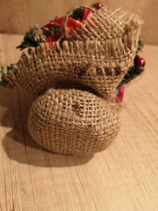 Choinka sztuczna zielona z ozdobami 21 cm - Poznań