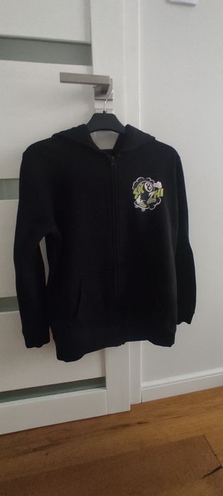 Czarna bluza Vans z kapturem L dziecięca