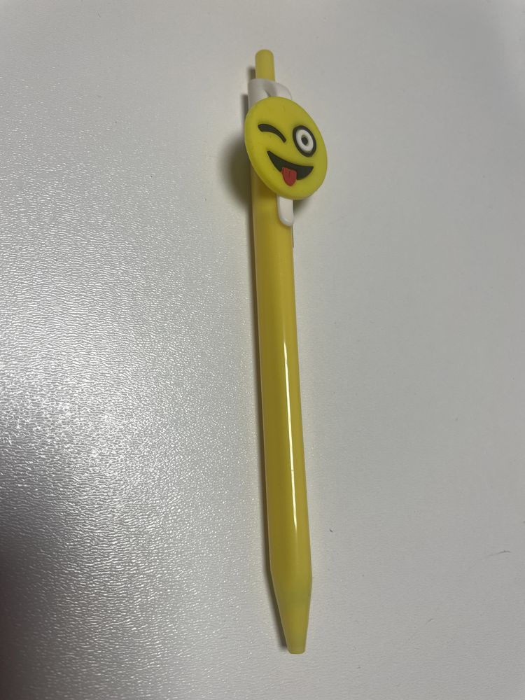 długopis śmieszna minka