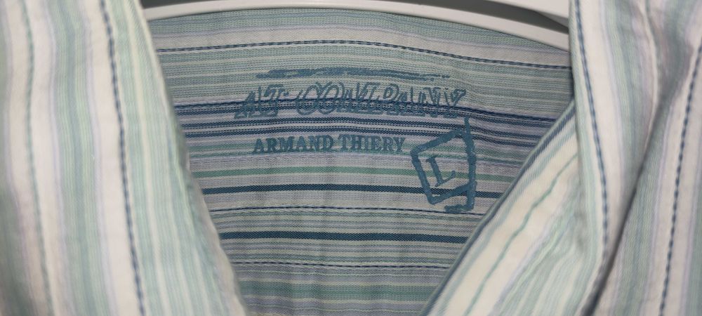 Camisa riscas Manga curta Armand Thiery Tam L