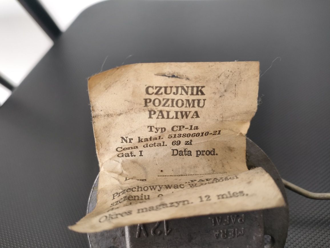 Czujnik poziomu paliwa pływak żuk Nysa CP-1a