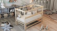 Ліжко для Немовлят ! Ліжечко Букове ; Кроватка для новонароджених!