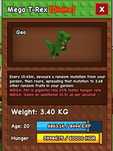 MEGA T-REX Продаю пета у грі Grow A Garden