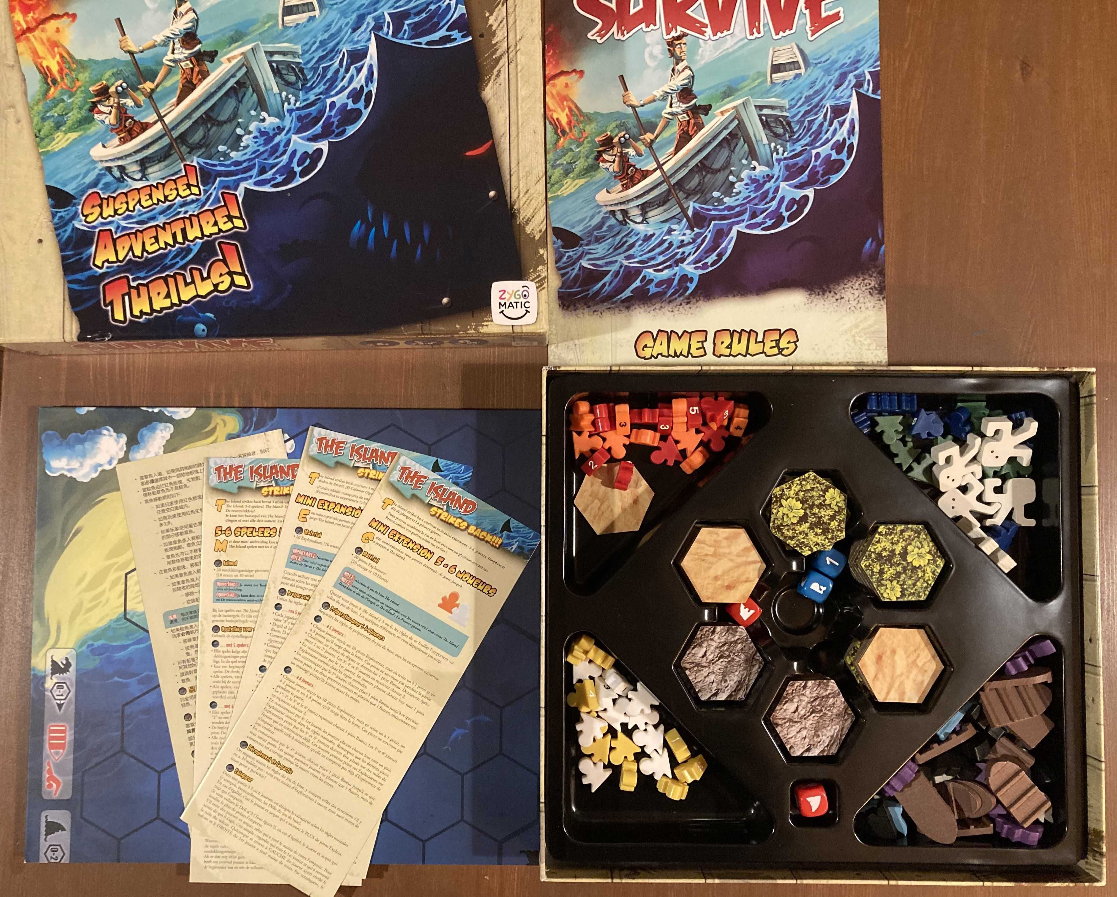 Gra planszowa Survive: Escape from Atlantis! + Dodatek