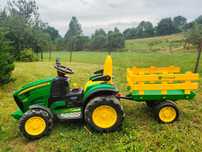 PEG PEREGO JOHN DEERE traktor z przyczepką, bez akumulatora