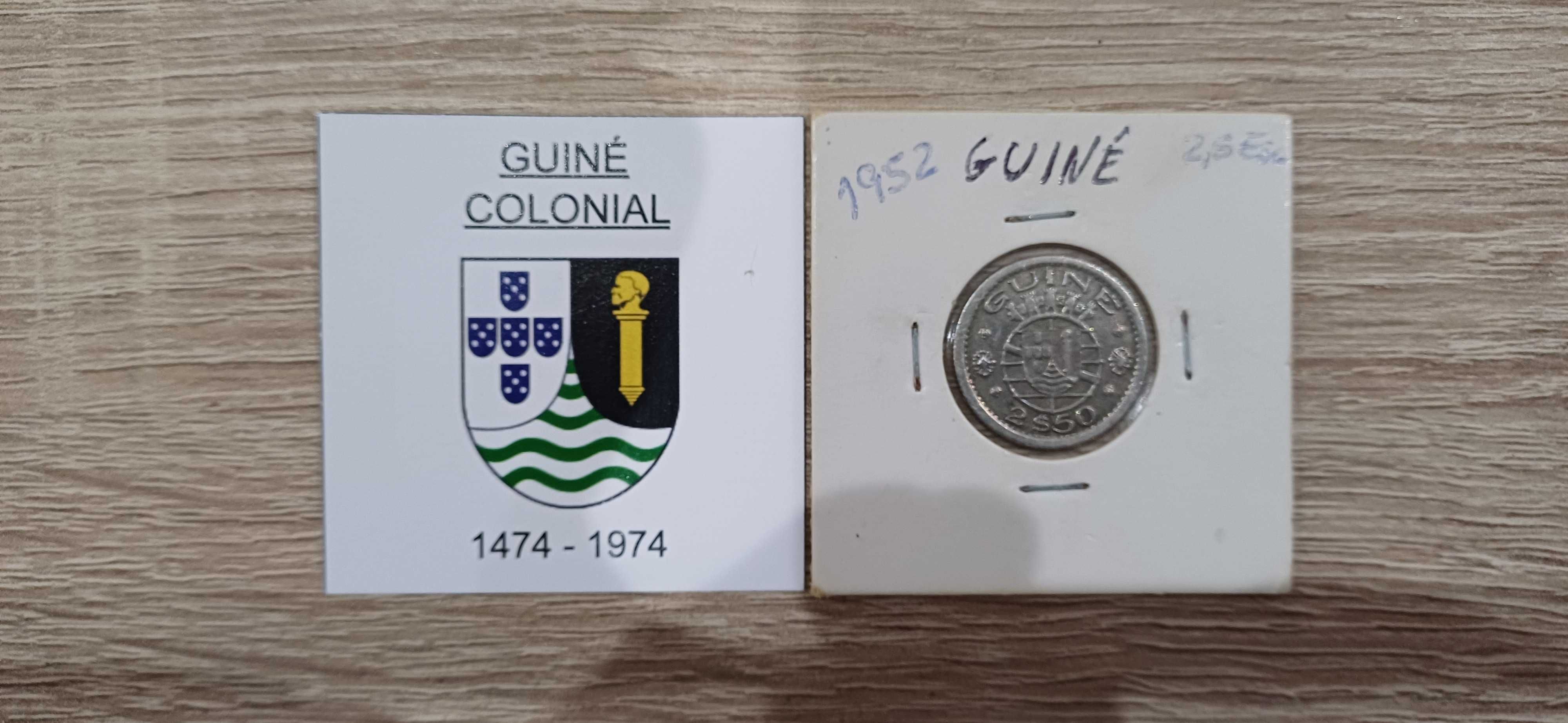 Guiné - 2.5 Escudos 1952