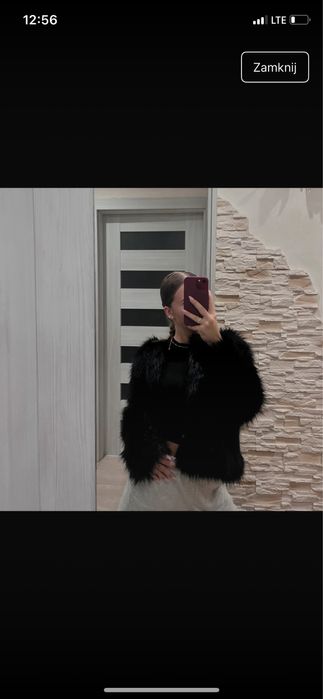 czarne futerko polecam