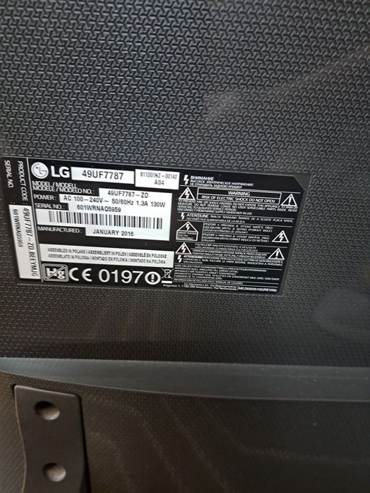 Telewizor LG 49UF7787