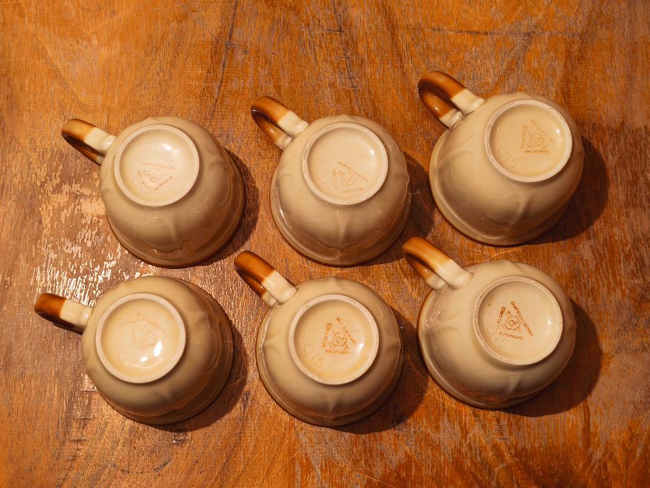 Filiżanka Nostalgia Porcelit Pruszków PRL (jaśniejsze uszka)