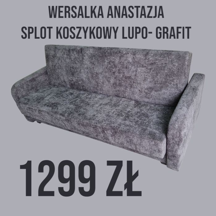 Wersalka z bokami ANASTAZJA, różne kolory, transport cała PL