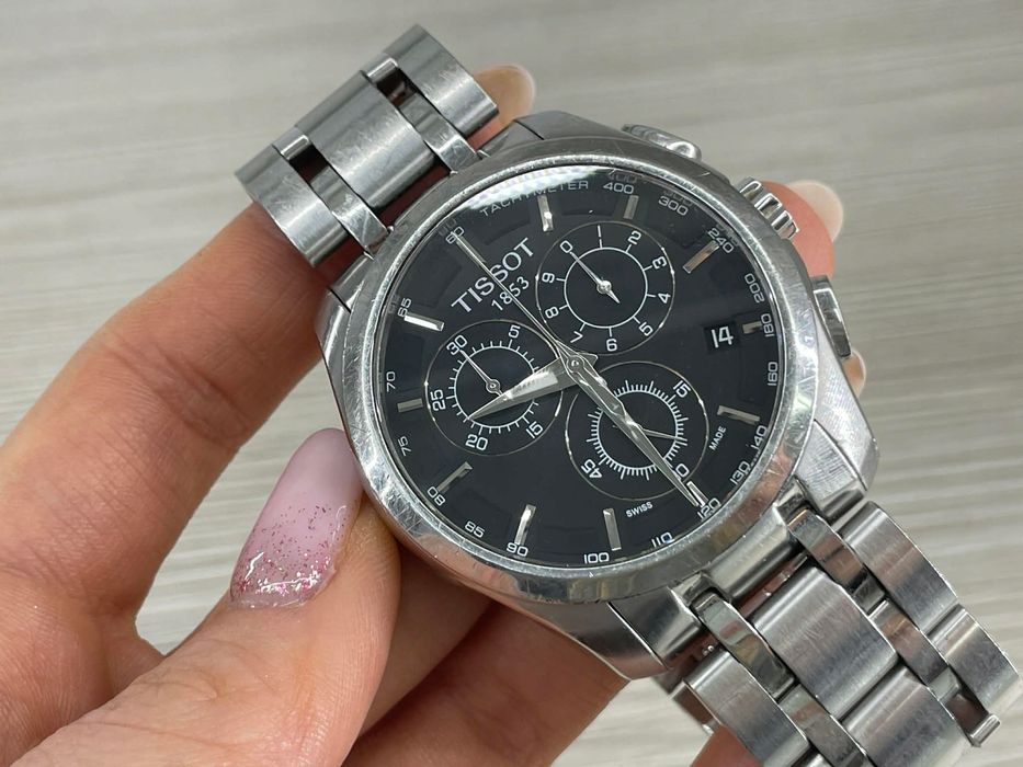 Zegarek tissot couturier t035.617.11.051.00 męski klasyczny