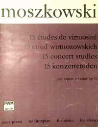 Nuty, M. Moszkowski, 15 etiud wirtuozowskich, PWM 1974