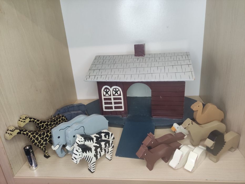 Ноїв ковчег дерев'яні іграшки, розвивашки, тваринки