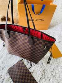 Louis Vuitton Neverfull MM Damier Ebene LV torebka