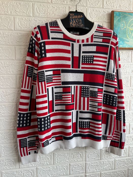 Светр Tommy Hilfiger Flag USA мультілого флаг США рМ-Л