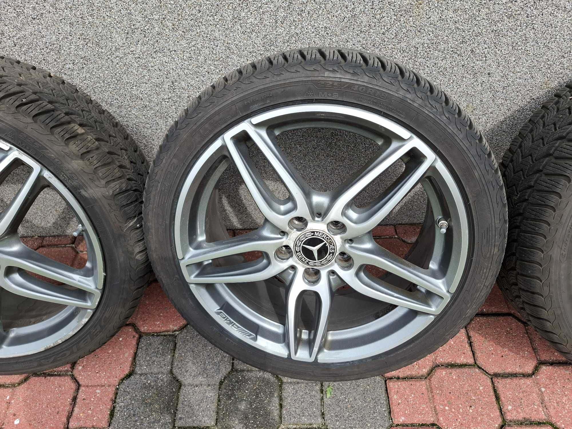 alufelgi 18 z oponami zimowymi (jeden sezon) - mercedes c, cla komplet