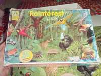 Puzzle 100 elem. RAINFOREST - Zwierzęta w Dżungli -  61x38 cm