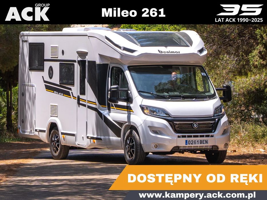 Benimar Mileo 261  FIAT DUCATO Kempingowy Benimar Mileo 261 Kamper