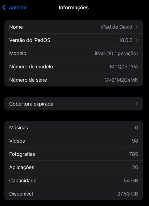 Ipad 10a Geraçao + Apple Pencil USB-C