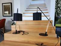 2 lampy stołowe w stylu nowoczesnym