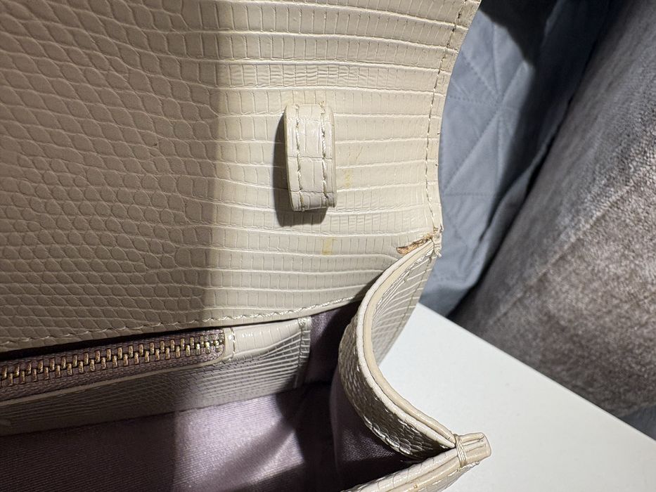 Сумка Estro натуральна шкіра під рептилію (бежева)