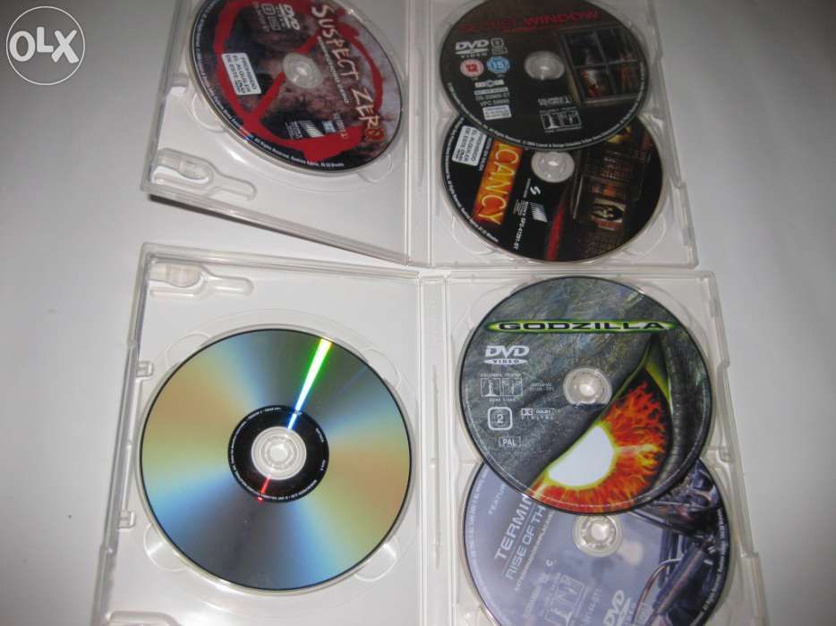 2 Packs de DVDs com 3 Filmes cada Um. Impecáveis!