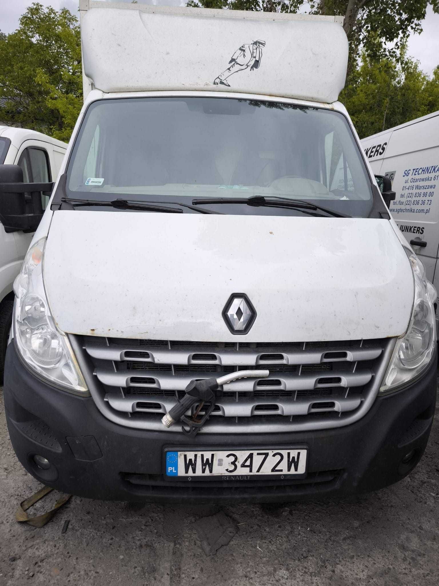 Renault Master 2.3 dci, Kontener + winda, uszkodzony motor