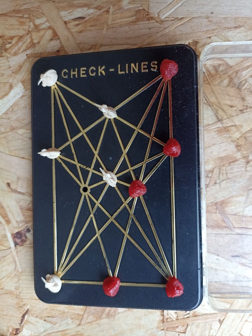 Stara vintage gra ,,Tri-ang Game" ,,Check Linea" z lat szesdziesiątych
