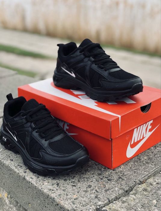 Кросовки найк черные зимные