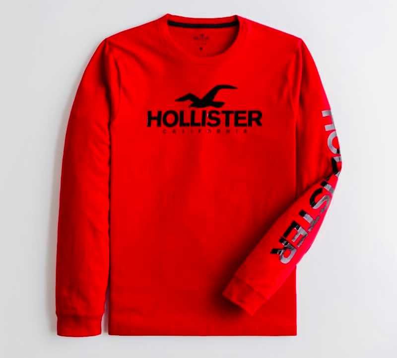 T-shirt Long sleeves Hollister Co. size M Print Logo Graphic Tee