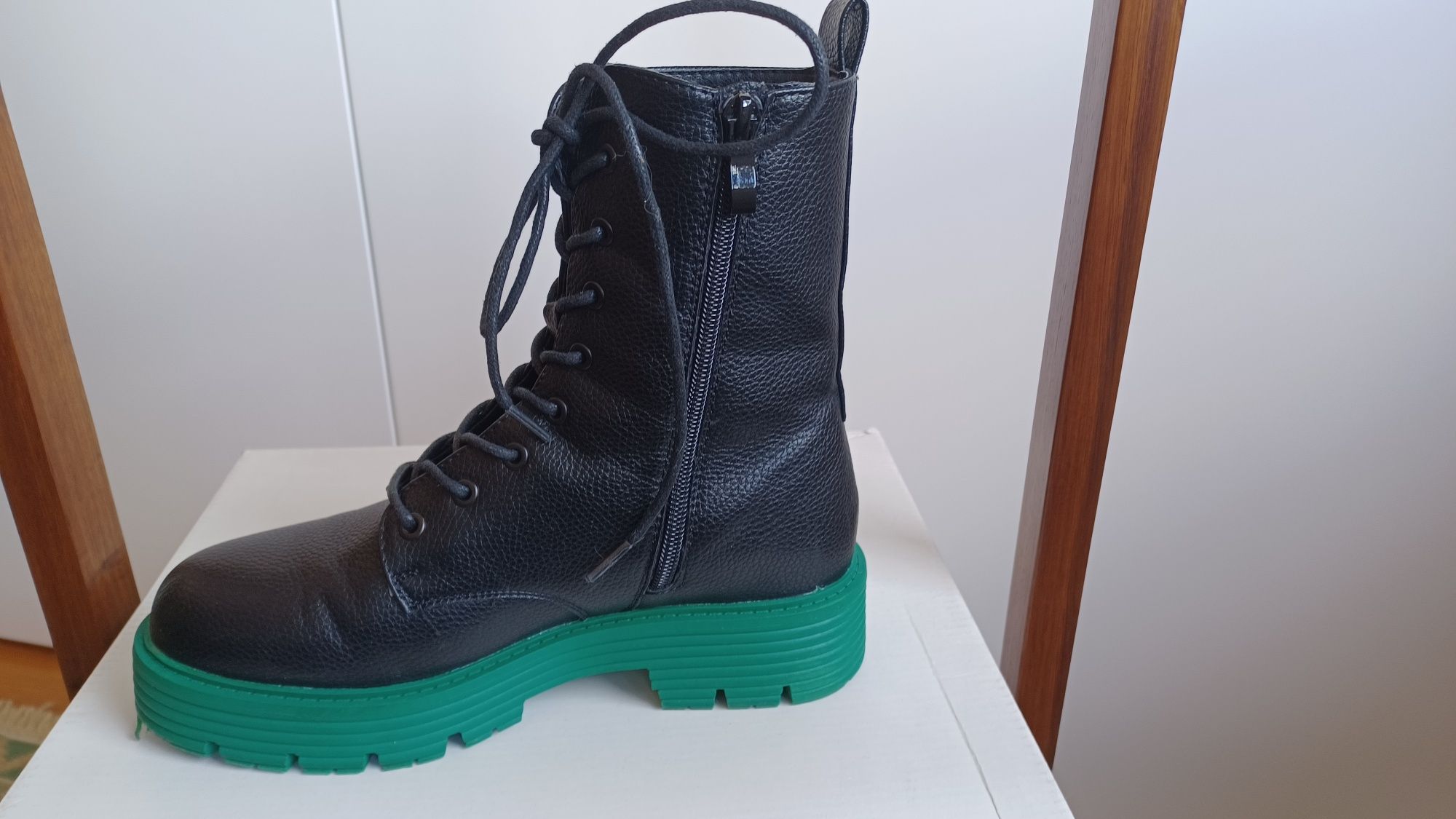 Botins Seaside em preto