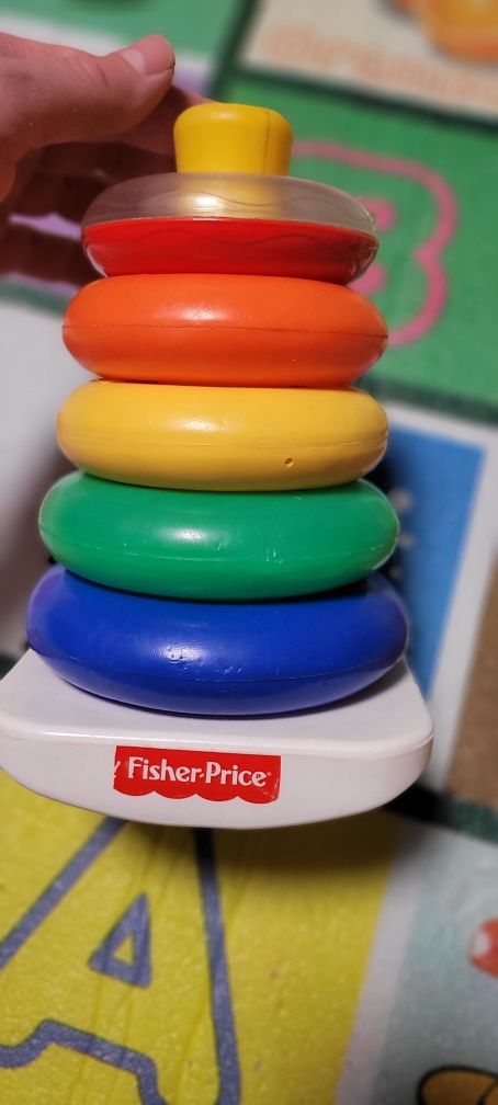 Пірамідка  дитяча fisher price фишер прайс