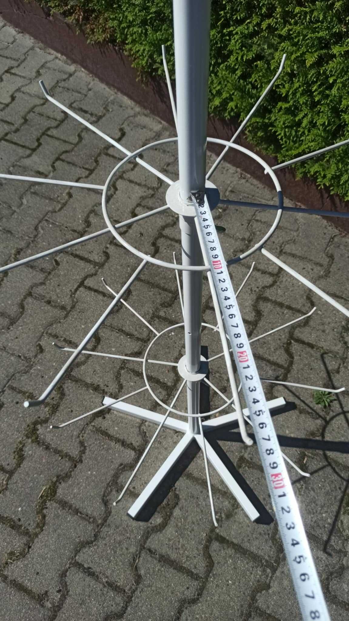 Stojak pająk z hakami obrotowymi na biżuterię, torebki, maskotki